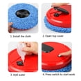 thumbnail image 4 of 3-in-1 Robot Vacuum Cleaner with Wet/Dry Mopping, Humidification, Automatic Cleaning, USB Charging (Red), 4 of 8