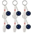 thumbnail image 1 of 6 llaveros de bolos, bola y bolo, regalos de bolos para niños y adultos., 1 of 7