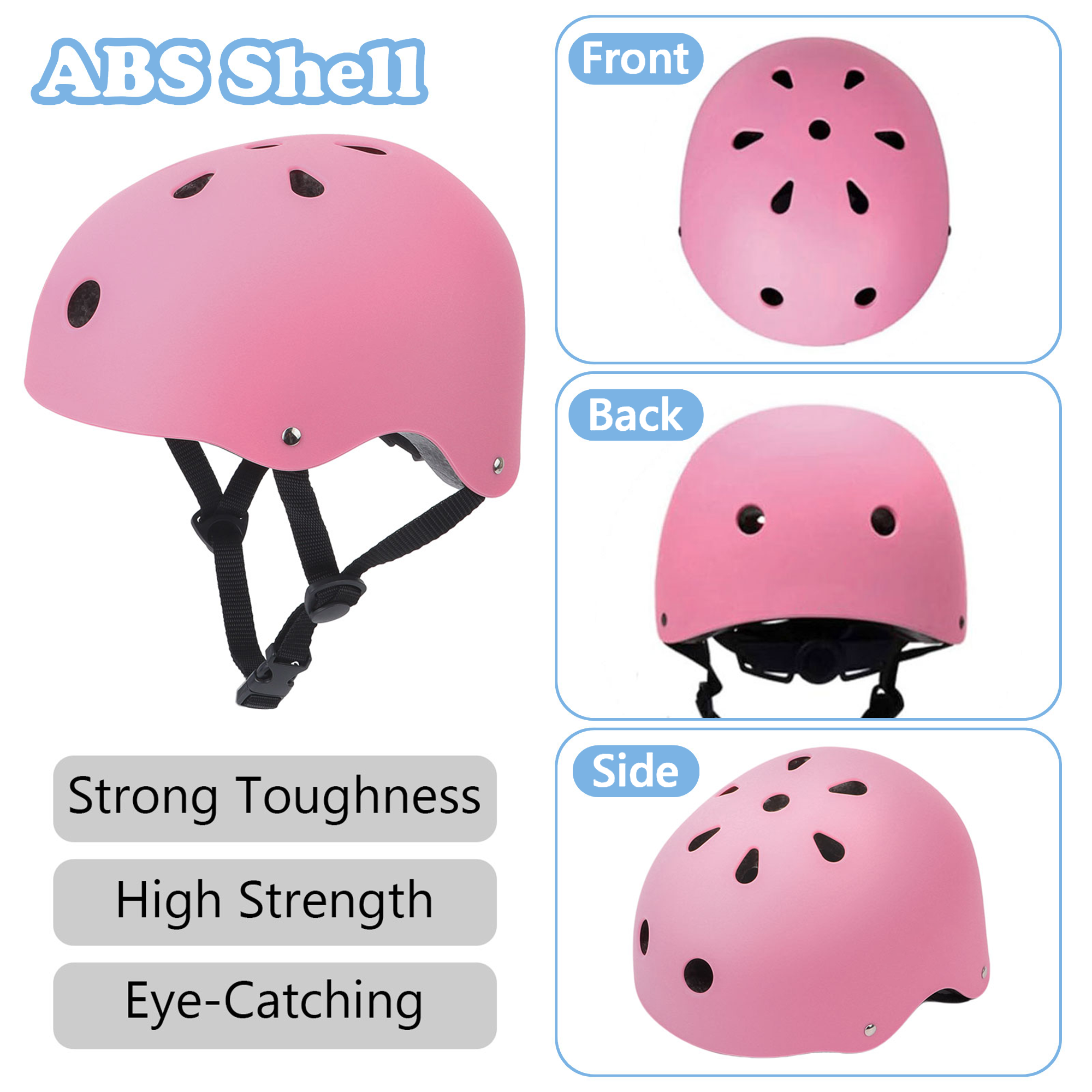 Tripumer Youth Bike Helmet, Ages 9-15, Pink photo 3