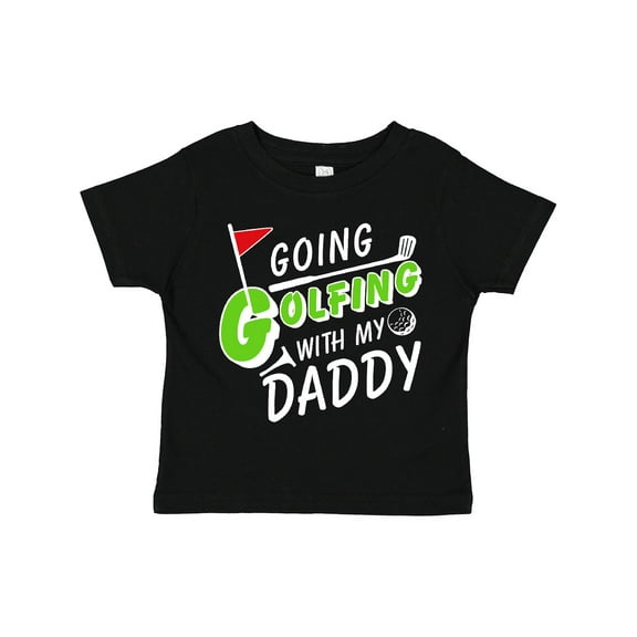 Inktastic Going Golfing with My Daddy Kids Golf Boys or Girls Toddler T-Shirt