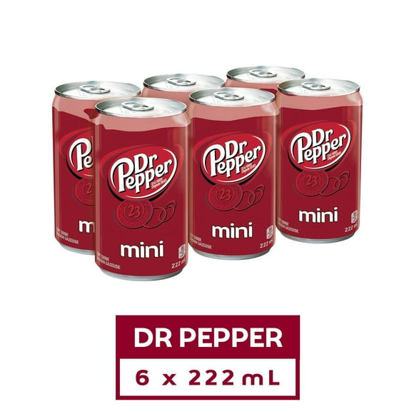 Dr. Pepper, 6 canettes de 222 ml 6x222mL