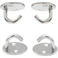 thumbnail image 5 of Jinsinto Ceiling Hook 6 Pieces Stainless Steel Screw Hook Ceiling Hook Suspension Mounting Screw-in Hook 5mm Fixing Hook, 5 of 5