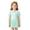 00-Mint Green2655, variant on Lullu Girls Ruffle Puff Sleeve Pleated Dress Summer Casual A Line Polo Dress, Sizes 6M-4T
