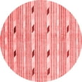thumbnail image 1 of Ahgly Company Indoor Round Oriental Red Modern Area Rugs, 7' Round, 1 of 4