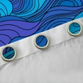 thumbnail image 4 of Castle Fairy Waves Blackout Curtains Set of 2 (52x84 Each),Mount Fuji Window Curtains, 4 of 6