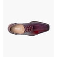 thumbnail image 5 of Stacy Adams Palmento Modified CapToe Oxford Dress Shoes Burgundy Multi 25740-641, 5 of 7
