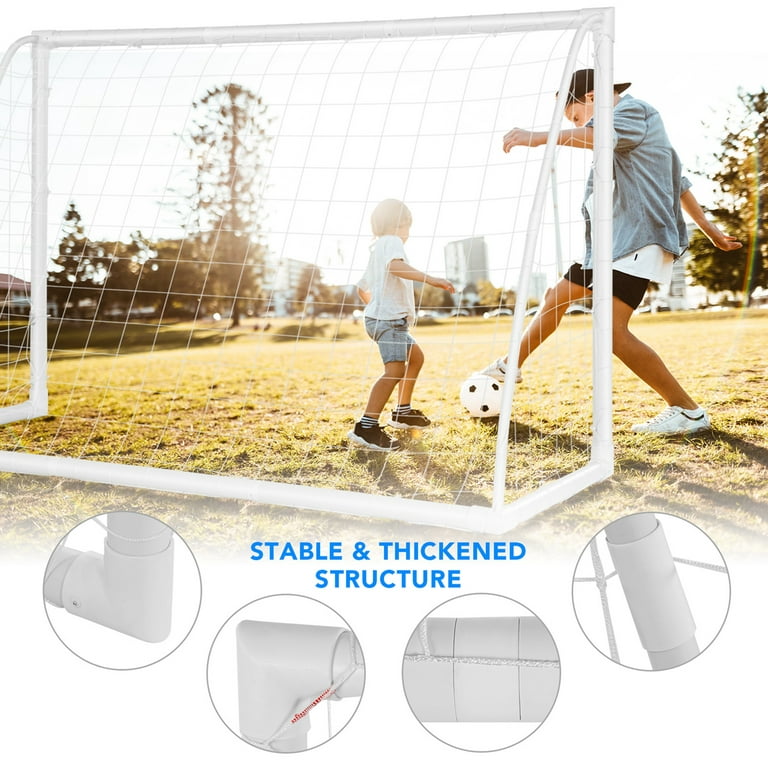 FORZA Football Goal | 6ft x 4ft Kids Goal | PVC Garden Goal | Goalposts And  Nets