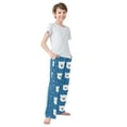 thumbnail image 3 of FORMRS Boys Pajama Pants with Pockets Size 6-8Y Kids Lounge Sleep Bottoms, Blue Polar Bear, 3 of 8