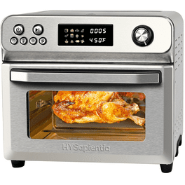 Elite Gourmet 23L Air Fryer Oven black Walmart