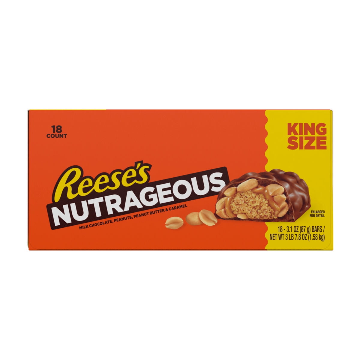 Reese's King Size Nutrageous 18 - 3.1 oz Packages