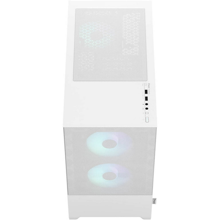 Fractal Pop Mini Air (ホワイトファンのおまけ付き） ミニPCケース Pop Mini Air RGB White TG Clear Tint | Fractal