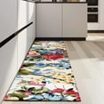 thumbnail image 4 of Pioneer Flower Floral Print Pattern Kitchen Rug Mat,Kitchen Runner Rugs Non Skid Washable,Decorative Kitchen Floor Mats for Kitchen,Sink,Laundry,17"X47", 4 of 5