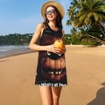 thumbnail image 3 of Lsque Five Nights At Freddy'S Pattern Summer Dresses for Women – Sleeveless T-Shirt Swing Sundress, Perfect for the Beach and Casual Days, 3 of 6