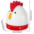 thumbnail image 3 of Binwennn Stopwatch with Timer Mechanical Kitchen Timer Cute Rooster Timer For Kids Wind Up 60 Minutes Manual Countdown Timer For Classroom Home Study And Cooking, 3 of 4