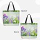 thumbnail image 2 of Balery Purple Butterfly On Wild Bolsa de Mano para Mujeres con Cremallera, Bolsa de Gimnasio con Compartimentos, Bolsa para Laptop, Bolsa para Trabajo, 2 of 7