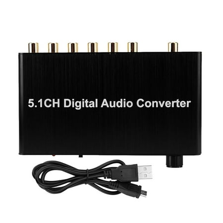 

cusimax 5.1 Digital DTS AC3 Dolby Channel Decoder Audio Converter SPDI Sound Adapter