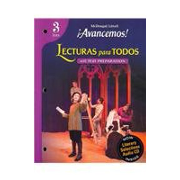 Pre-Owned Lecturas para todos (Student) with Audio CD (Avancemos!) (Spanish Edition), 9780618782116, 0618782117, Paperback,