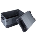 thumbnail image 1 of Organizador De Maletero De Coche, Caja De Almacenamiento Plegable De 45L Para Maletero De Coche, Organizador De Carga De 60kg/132,28Ib, Cubierta Alta, Dos Compartimentos, 1 of 7