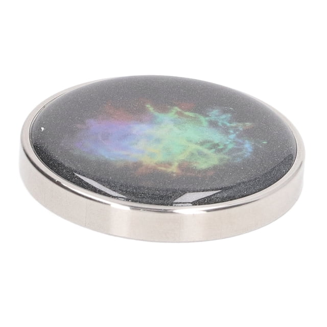 Gyroscope Toy, Metal Top Desktop Rotating Toy Colorful Pattern Stainless Steel Stress Relieve Decompression Gyroscope Toy for Adults