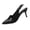 Black, variant on Beige Women Fashionable Spring Summer Solid Pointed High Heel Open Toe French Style Sandals For Dresses
