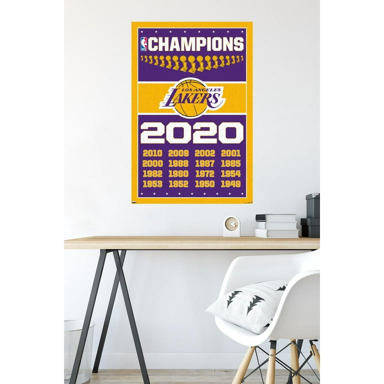 Vintage 1980s NBA Los Angeles Lakers World Champions Back to Back 1987