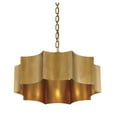 thumbnail image 2 of Savoy House Shelby 3 Lights Transitional Metal Pendant in Gold Patina, 2 of 7