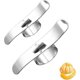 thumbnail image 1 of 2Pcs Stainless Steel Orange Peeler, Citrus Fruit Peeler Peeling Tool Kitchen Gadget for Lemon, Pitaya, Passion Fruit and Grapefruit, 1 of 5