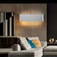 thumbnail image 4 of 48 cm 18 W creativo moderno minimalista aluminio LED lámpara de pared cabecera pasillo baño espejo luz (color plata con luz fría), 4 of 5