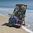 thumbnail image 4 of PHYHOO Animal Microfiber Beach Towel, Colorful Flower Large Oversized Beach Towel Lightweight Quick Dry Soft Absorbent Bath Towel, Sand Free Towel for Swimming Travel Sports 30x60in, 4 of 8