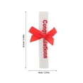 thumbnail image 2 of Homoyoyo Graduation Party Favor Set, 4Pcs Multi-Fabric Diploma Roll Decorations for Graduation Celebration, 2 of 7