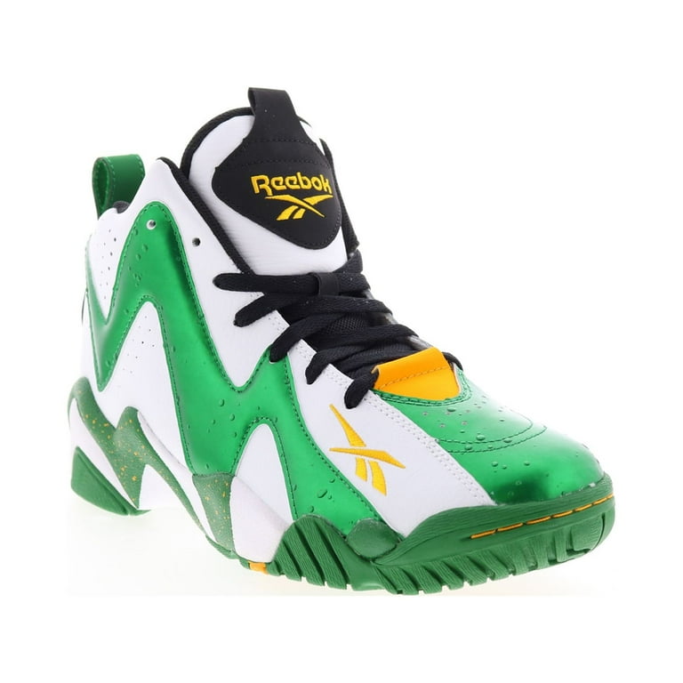 Mens Reebok HURRIKAZE II Shoe Size 12 White Core Black Glen Green Basketball Walmart