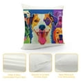 Dogs Throw Pillow Cover Funny Poodle Shepherd Terrier Labrador Hound