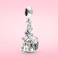 thumbnail image 4 of Abalorio de plata de ley 925 para mujer, colgante de La Bella y La Bestia, abalorio de rosa, compatible con Pandora Original, joyería, Herocorss, Disney, 4 of 4