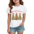 thumbnail image 6 of Shirts for Teens Y2K Kids Christmas Shirt Xmas Snowflake Toddler Boy Girl T-Shirt Merry Christmas Crewneck Tee Tops, 6 of 6