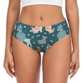 thumbnail image 1 of Fotbe Dogs Calzones Estampados para Mujer – Ropa Interior de Algodón, Cómoda, Suave y Elástica-3X-Large, 1 of 6