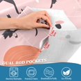 thumbnail image 5 of Yayeee Kitchen Curtains Tier Set of 2 Light Filtering 57"x24" Over Sink Window Panels, Pink Halloween Ghosts, 5 of 7