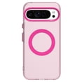 thumbnail image 2 of Magnetic Case for Google Pixel 9 / 9 Pro, Compatible with MagSafe, Military Grade Drop Protection, Slim Matte Translucent Hard PC Back with Soft TPU Bumper Anti-Scratch Phone Cover,Rose, 2 of 7