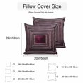 thumbnail image 3 of Waterproof Throw Pillow Covers Set of 2, 20x20 Inch Purple Framed Geometric Decorative Pillowcases Outdoor Pillow Slip Cushion Covers Set for Couch Tent Vintage Modern Abstract Art, 3 of 7