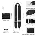 thumbnail image 4 of Cordón para teléfono MoKo Universal Clip and Go con cartera, color negro, 4 of 7
