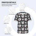 thumbnail image 5 of Rocae Husky for Breathable Men's Baseball T-Shirt Fashionable Casual Baseball Jersey, Moisture-wicking Sportswear Large, 5 of 9