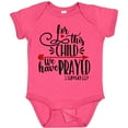 thumbnail image 3 of Inktastic For This Child We Have Prayed Red Arrow and Heart Boys or Girls Baby Bodysuit, 3 of 5