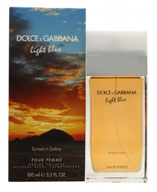 dolce gabbana light blue sunset