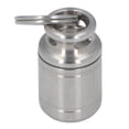 thumbnail image 1 of Keychain Pills Holder, Stainless Steel Portable Pocket Small Vitamin Box, Airtight Metal Pills Container Case, Mini Capsule Bottle Pouch Organizer for Travel Camping Outdoor, 1 of 7
