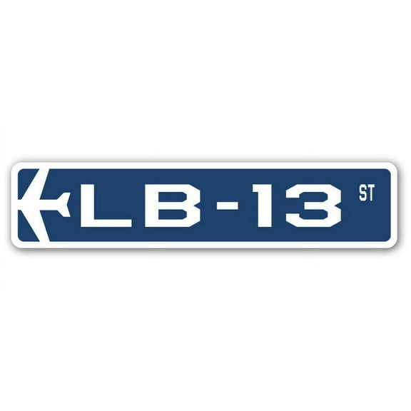 LB-13 Street Sign Air Force Aircraft Military | Indoor/Outdoor | 36" Wide