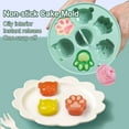 thumbnail image 3 of Ludlz Cake Mold 6 Grids Cartoon Bear Kitten Puppy Design Versatile Durable Easy Release Food-grade Silicone Cheese Molds, 3 of 8