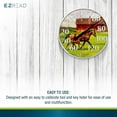 thumbnail image 6 of Hanging Dial Thermometer - Weather Thermometers for Indoor and Outdoor Use, Large 12.5 Inch Diameter, Easy-to-Read Numbers, Horse and Foal, 6 of 7