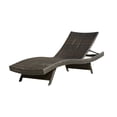 thumbnail image 2 of BARONAGE 79"(L)*27.50"(W)*15"(H) Outdoors Salem Pe Wicker Chaise Lounge(DOUBLE), cushions for patio/garden/indoors/poolside/backyard/balcony, Brown Multi, 2 of 11