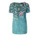 thumbnail image 5 of ICHUANYI Clearance Fashion Woman Causal Round Neck Printing Blouse Short Sleeve T-Shirt Summer Tops(Green, L) ICHUANYI WER2023081016944, 5 of 5