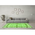 thumbnail image 3 of Ahgly Company Indoor Rectangle Abstract Green Modern Area Rugs, 8' x 10', 3 of 4