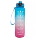 thumbnail image 1 of Soidarity Botella de agua de plástico portátil con pajita de silicona a prueba de fugas para gimnasio, ejercicio, ciclismo, taza de bebida, Ropa Deportiva, Zapatos Azul rosado, 1 of 6